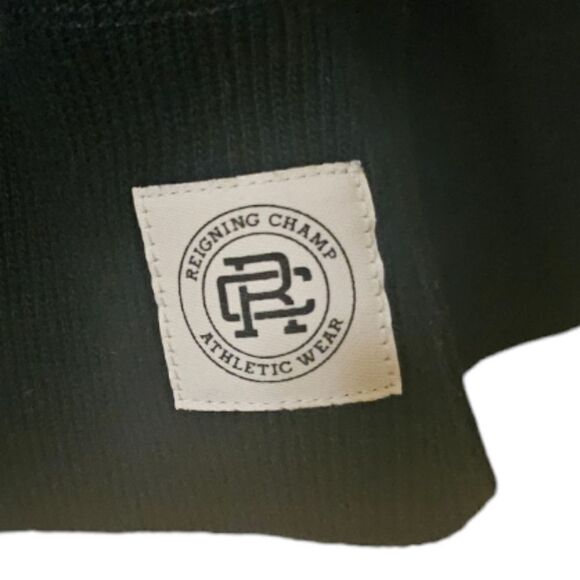 REIGNING CHAMP Midweight Terry Pullover Hoodie Navy - Size XL - Picture 5 of 7